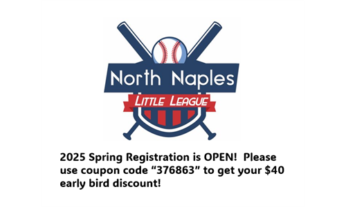 2025 Spring Registration is OPEN